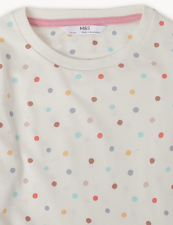 Pack of 2 Pure Cotton Printed Pajamas Set