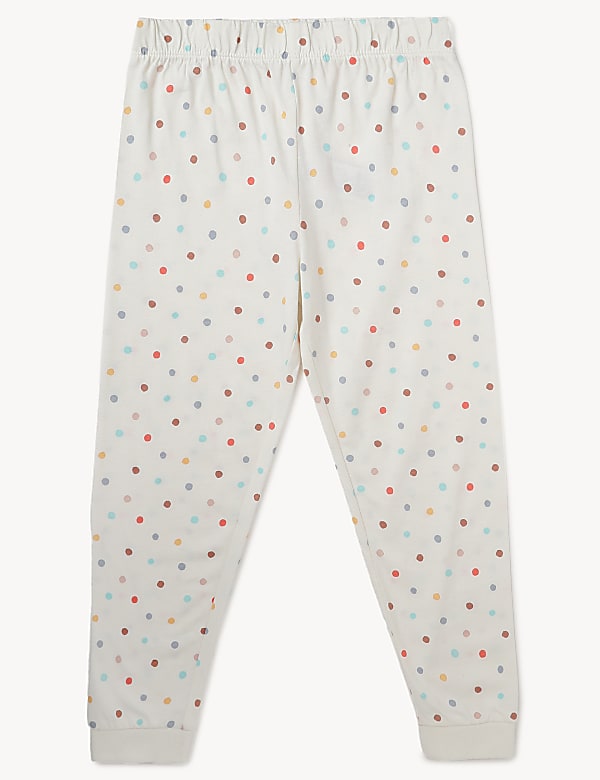 Pack of 2 Pure Cotton Printed Pajamas Set