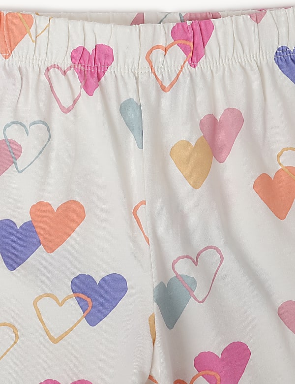 Pack of 2 Pure Cotton Printed Pajama Set