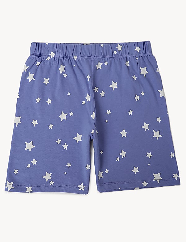 Pack of 2 Pure Cotton Printed Pajama Set