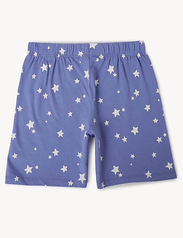 Pack of 2 Pure Cotton Printed Pajama Set