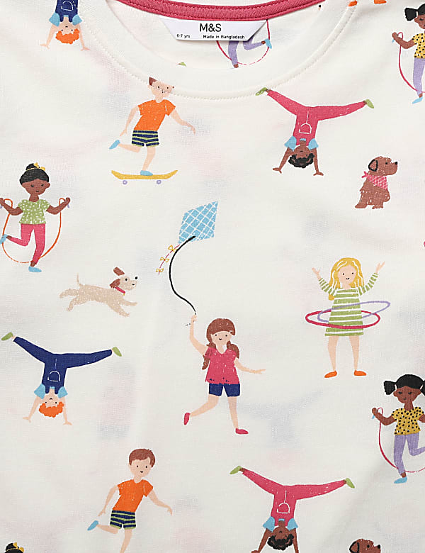 4 Pack Pure Cotton Printed Nightwear