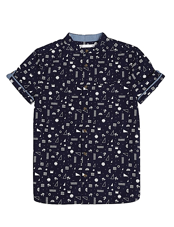 Pure Cotton Printed Shirt