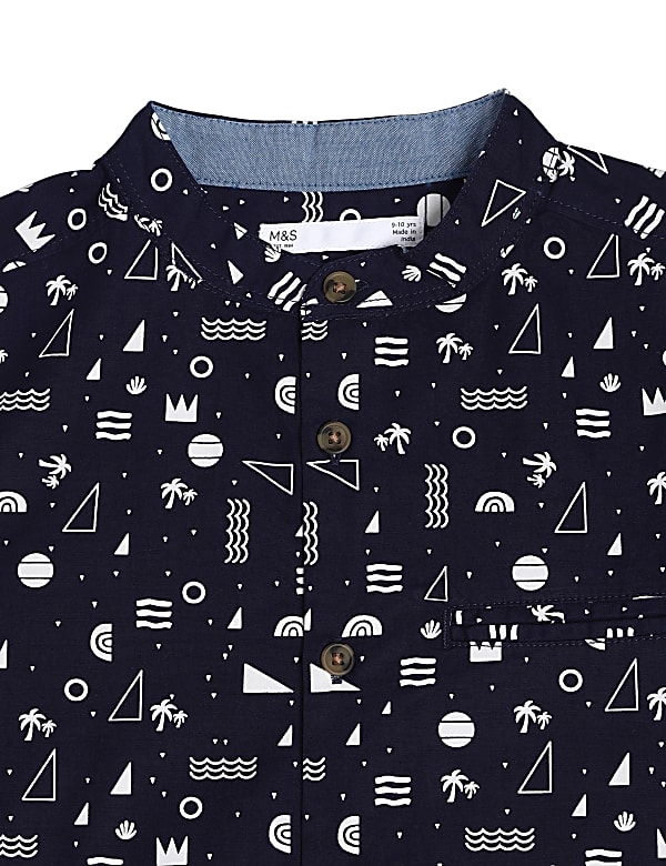 Pure Cotton Printed Shirt