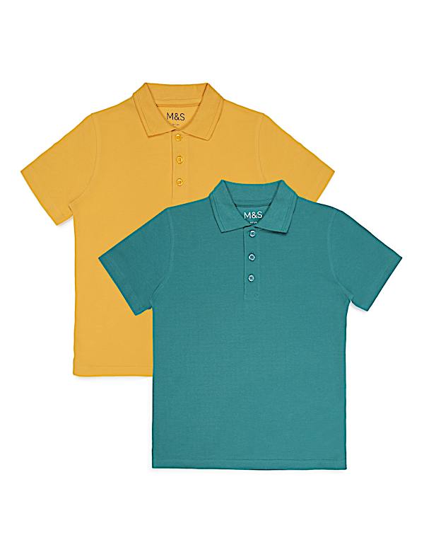 2 Pack Pure Cotton Plain T-Shirt