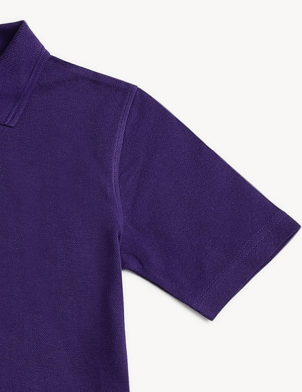 Pure Cotton Solid Polo T-Shirt