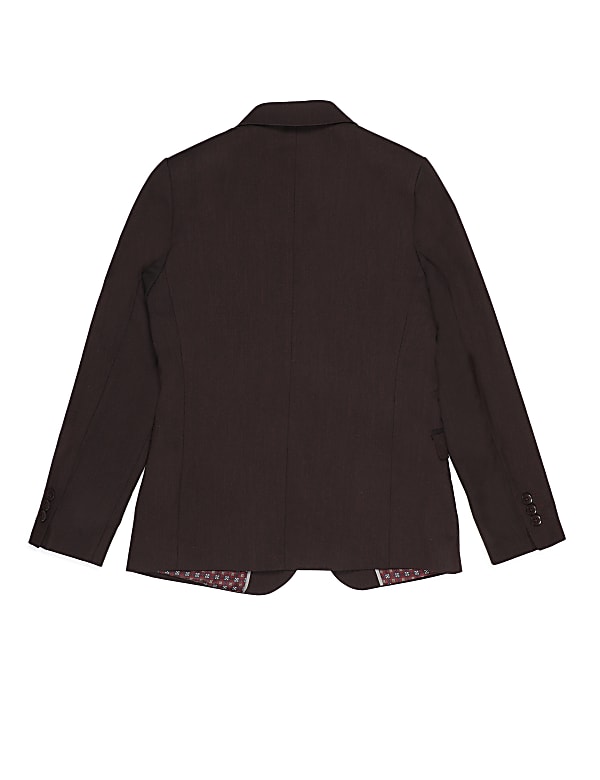 Plain Lapel Collar Blazer