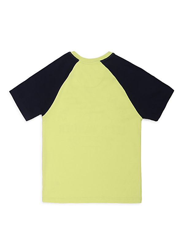 Pure Cotton Printed Crew Neck T-Shirt