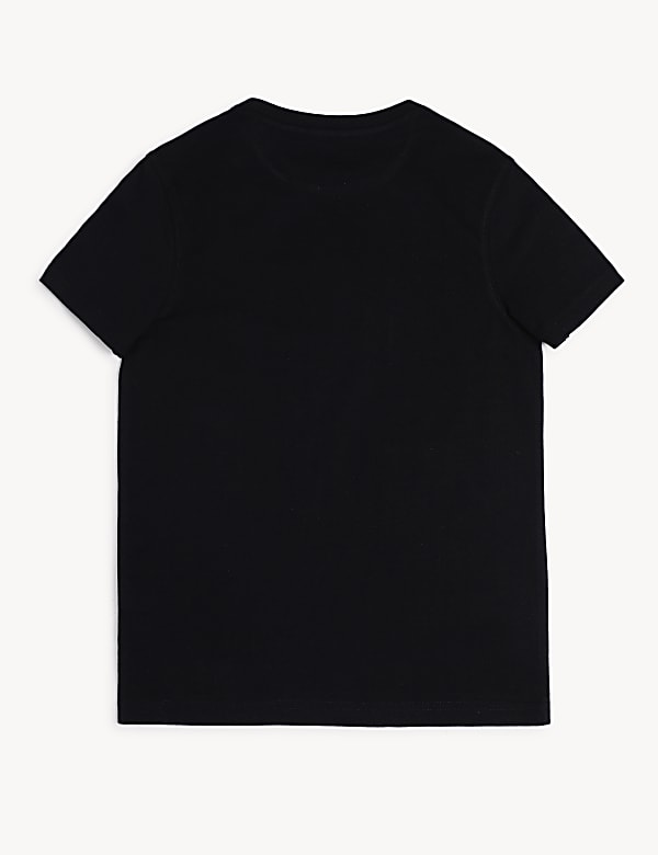 Pure Cotton Printed Round Neck T-Shirt