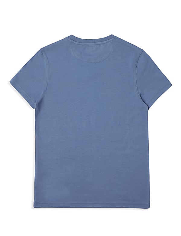 Pure Cotton Printed Round Neck T-Shirt