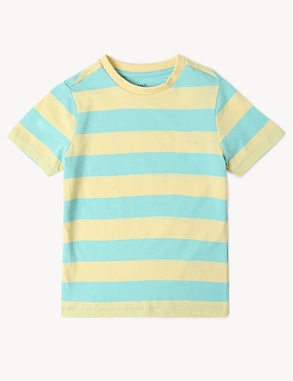 Ριγέ T-Shirt από 100% βαμβάκι (2-8 ετών) - GR