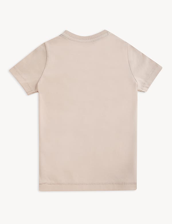 Pure Cotton Printed Round Neck T-Shirt