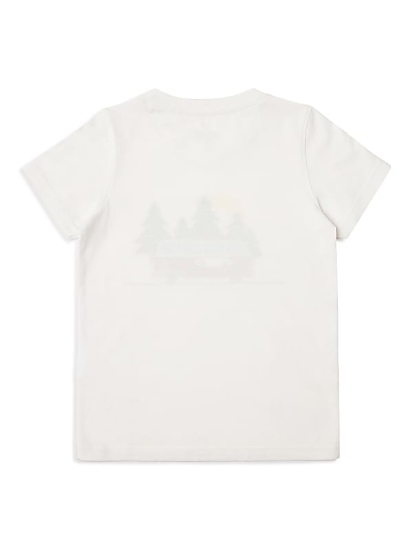 Pure Cotton Printed Round Neck T-Shirt