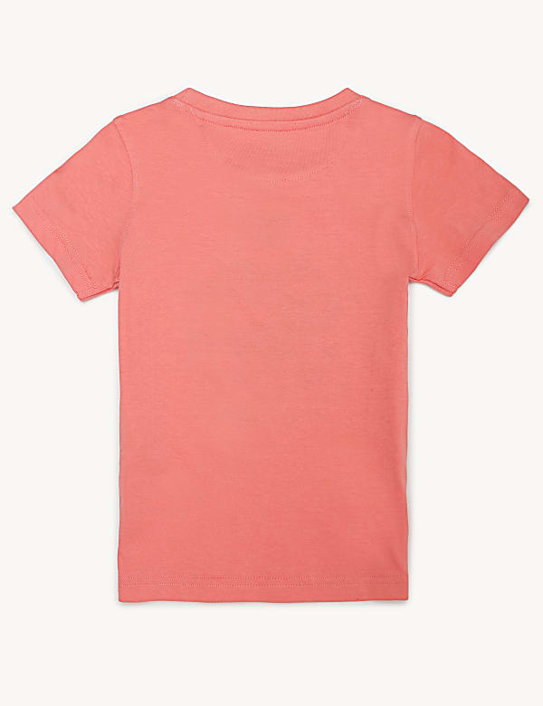 Pure Cotton Printed Round Neck T-Shirt