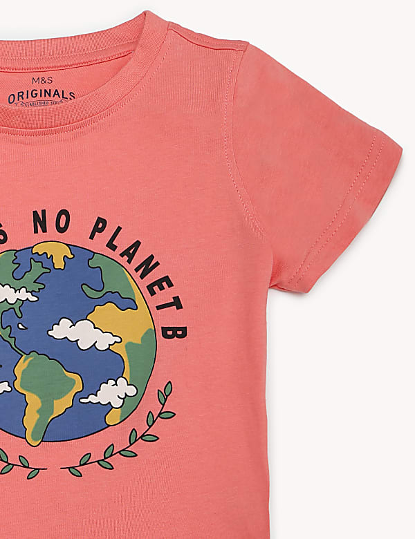 Pure Cotton Printed Round Neck T-Shirt