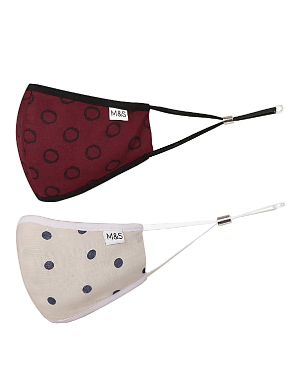 2 Pack Linen Mix Mask