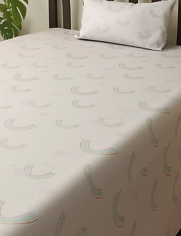 Pure Cotton Printed Single Bedsheet Set