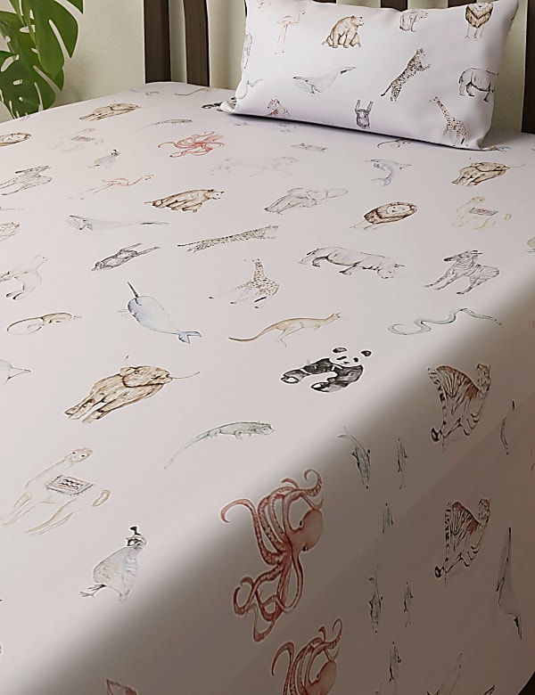 Cotton Mix Printed Single Bedsheet Set