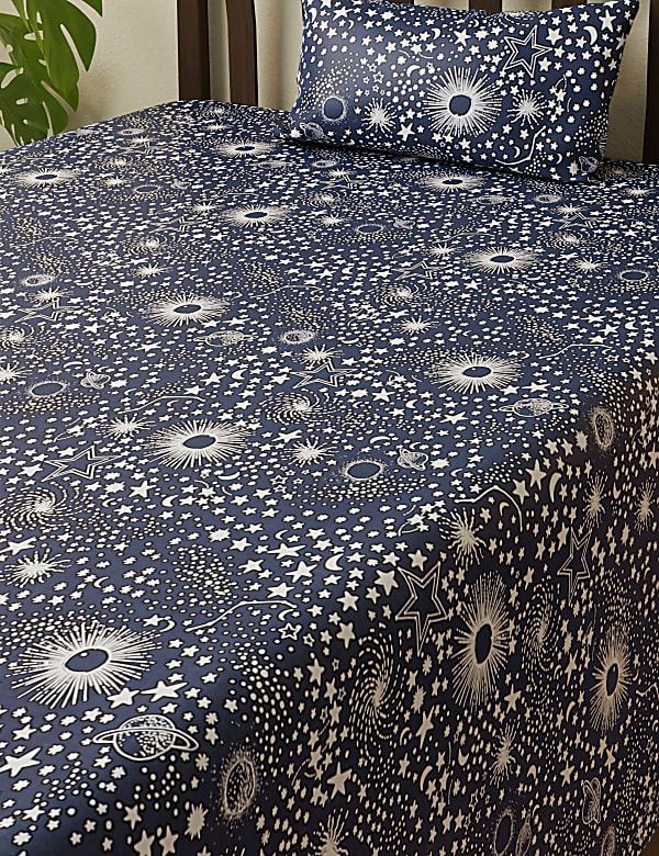 Cotton Mix Printed Single Bedsheet Set