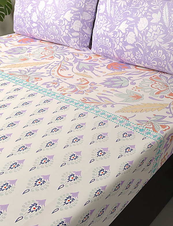 Pure Cotton Printed Bedsheet Set