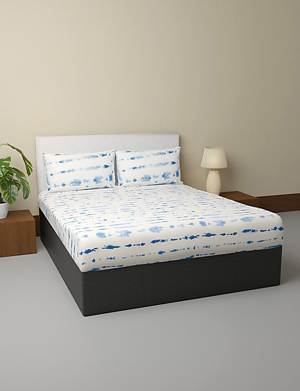 Pure Cotton Tie-Dye Bedsheet Set