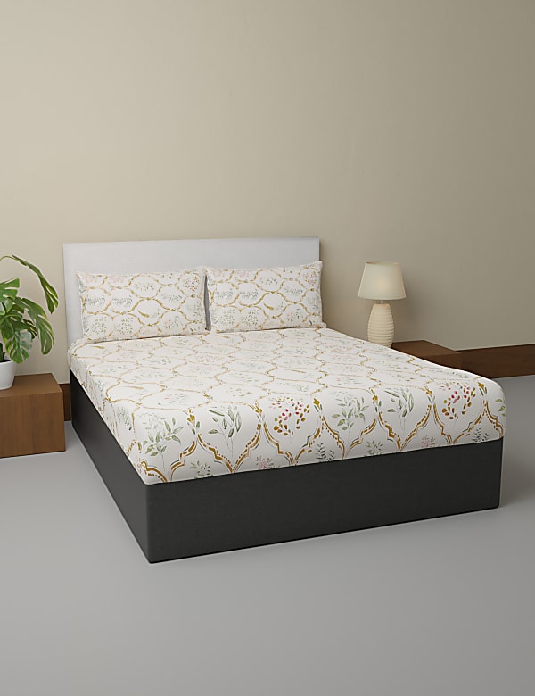 Pure Cotton Printed Bedsheet Set