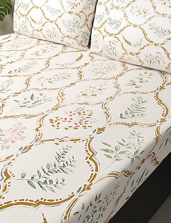 Pure Cotton Printed Bedsheet Set