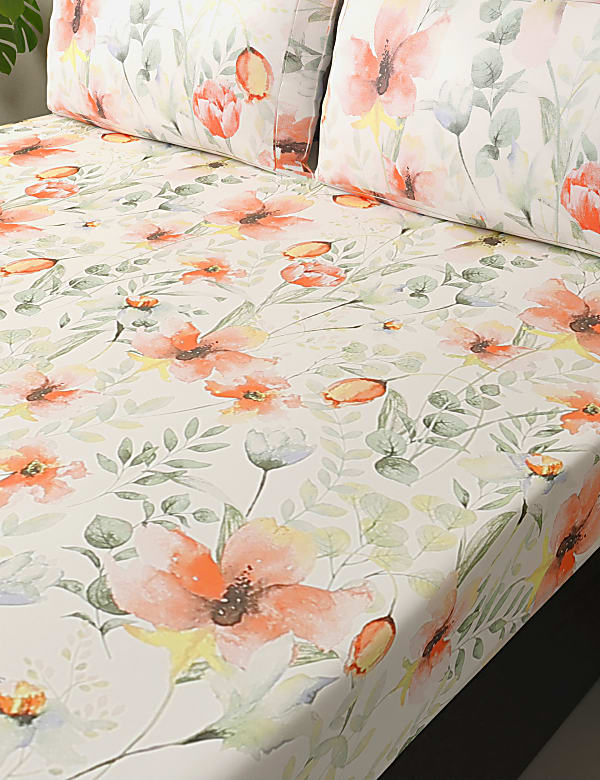 Pure Cotton Floral Bedsheet Set