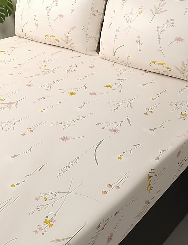 Pure Cotton Floral Bedsheet Set