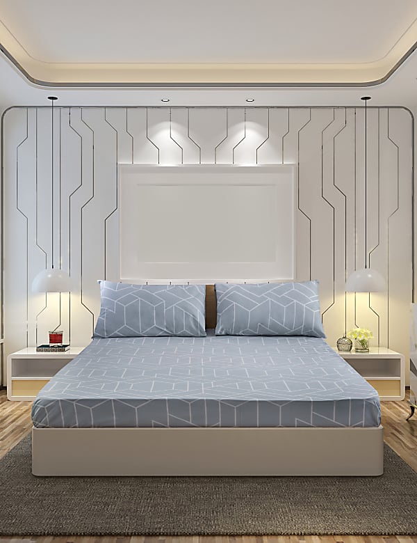 Cotton Mix King Bedsheet Set