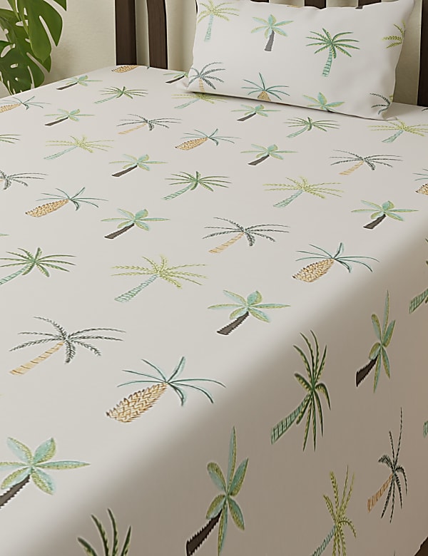 Pure Cotton Printed Single Bedsheet Set