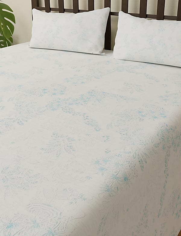 Pure Cotton Printed King Size Bedsheet Set