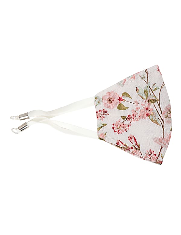 Flax Mix Floral Mask