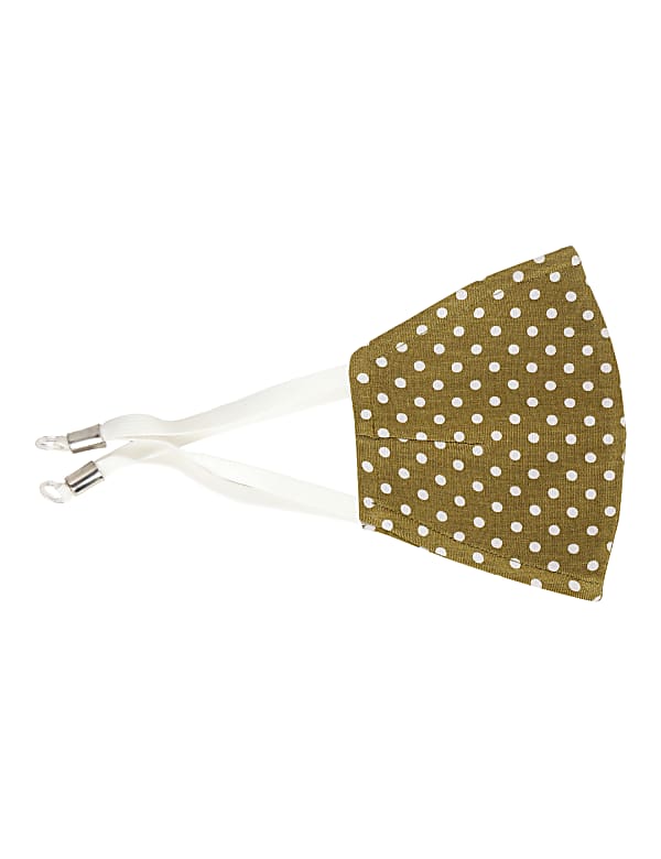 Viscose Mix Polka Dots Mask