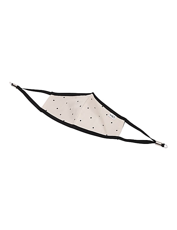 Pure Cotton Polka Dots Mask
