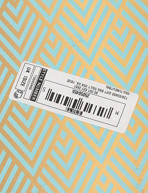 Geometric Print Gift Box