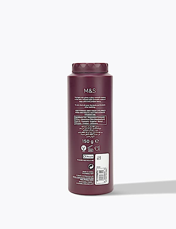 Juniper & Vetiver Talcum Powder 150g