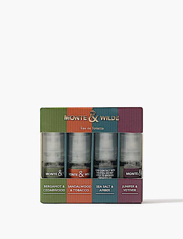 Bergamot & Cedarwood Eau De Toilette Set 4 x 2ml