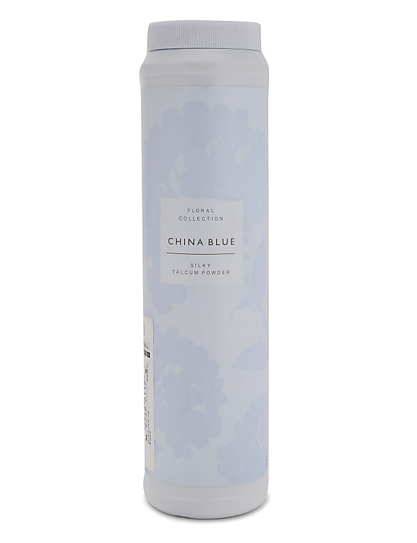 China Blue Silky Talcum Powder