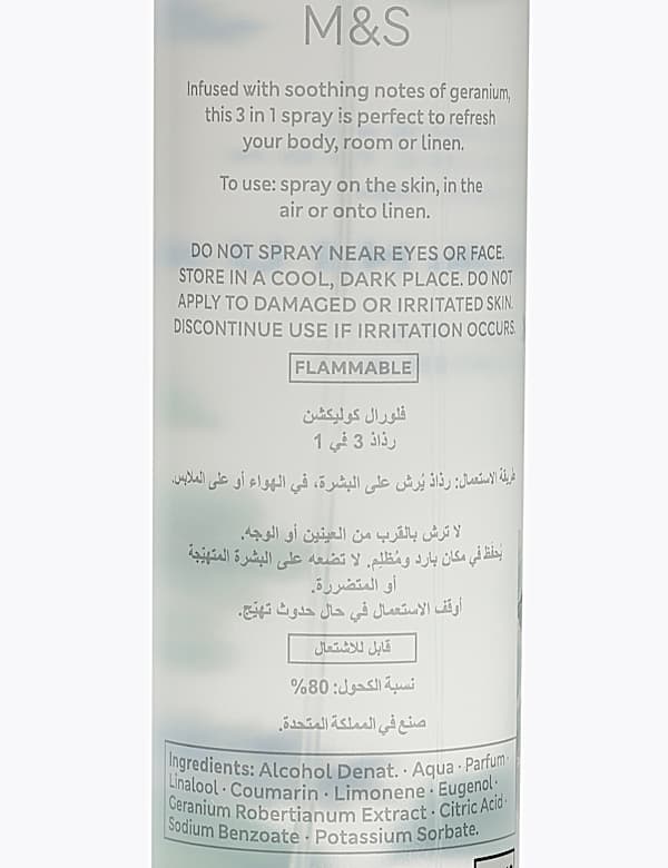 Geranium 3-in-1 Body Spray 100ml