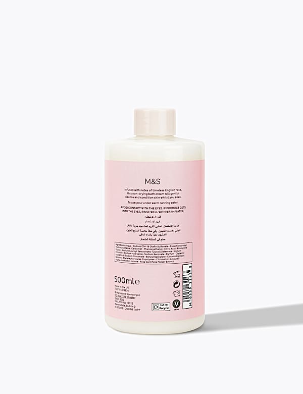 Rose Soothing Bath Cream 500ml