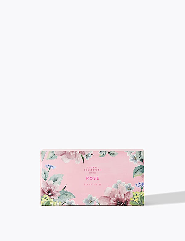 Rose Soap Trio Pack