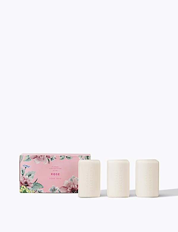 Rose Soap Trio Pack