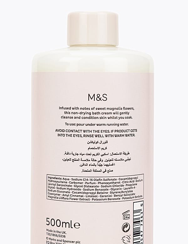 Magnolia Soothing Bath Cream 500ml