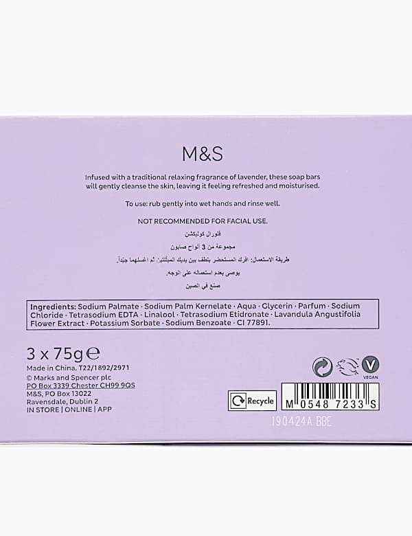 Lavender Soap Trio Pack