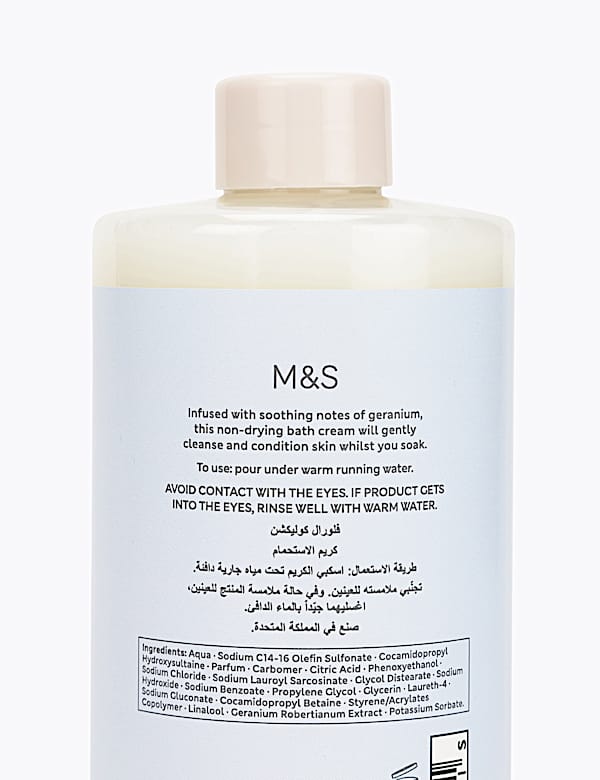 Geranium Soothing Bath Cream 500ml