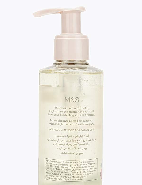 Rose Moisturising Hand Wash 250ml