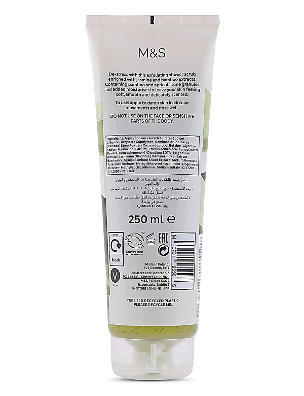 De-Stress Jasmine & Bamboo Body Scrub 250ml