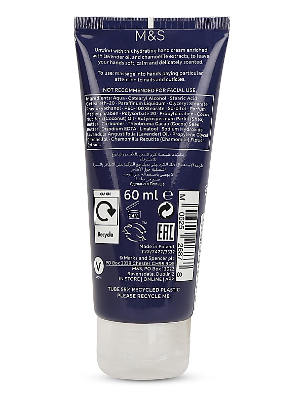 Unwind Lavender & Chamomile Hand Cream 60ml