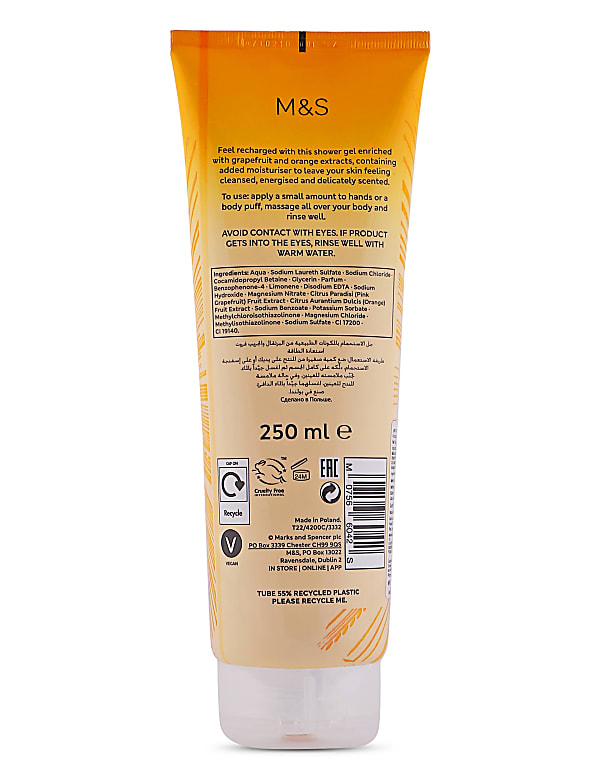 Recharge Grapefruit&Orange Shower Gel 250ml